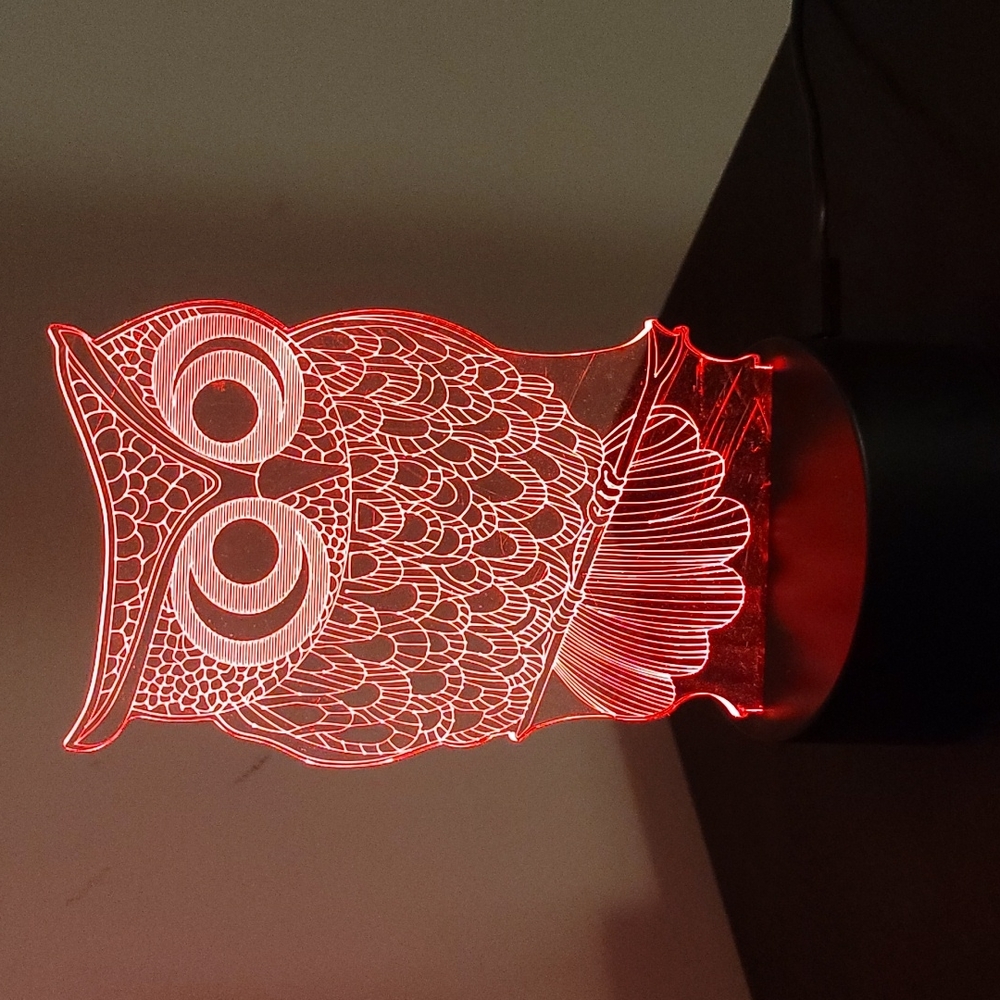 🦉Owl multi-color light 🦉 - Picture 3 of 5